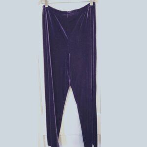 Vintage 80s Contempo Casuals Purple Velvet Pants XL